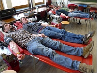 Bereits zum 12. Mal: Blutspenden im Klassenraum
